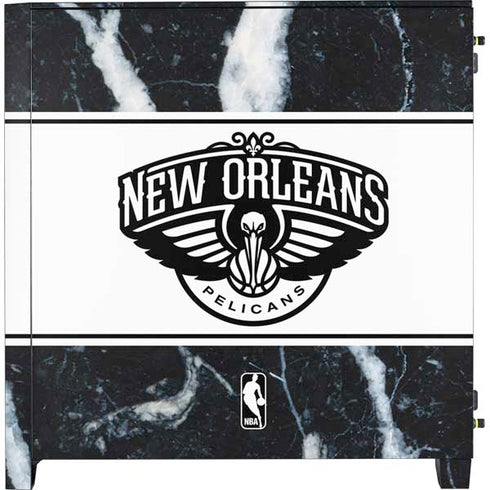 NBA New Orleans Pelicans Marble Corsair 4000D Tempered Glass Mid-Tower ATX Case Skin