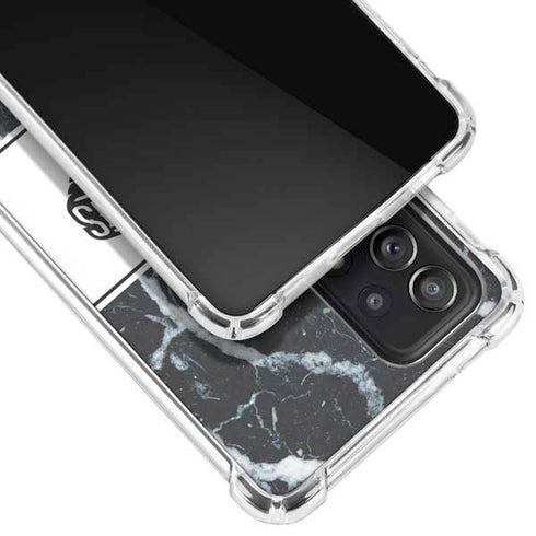 NBA New Orleans Pelicans Marble Galaxy A72 5G Clear Case