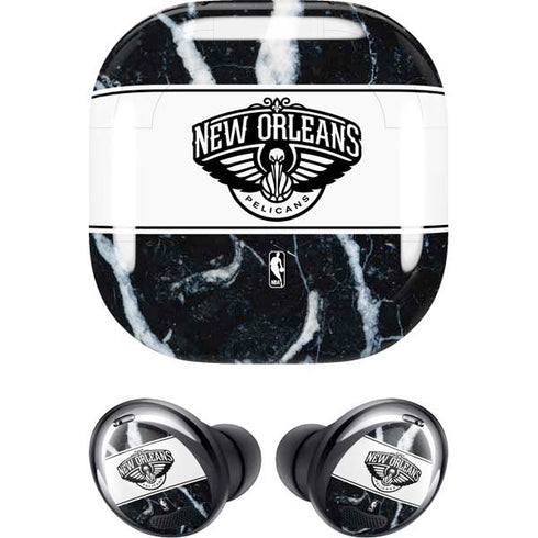 NBA New Orleans Pelicans Marble Galaxy Buds Pro Skin