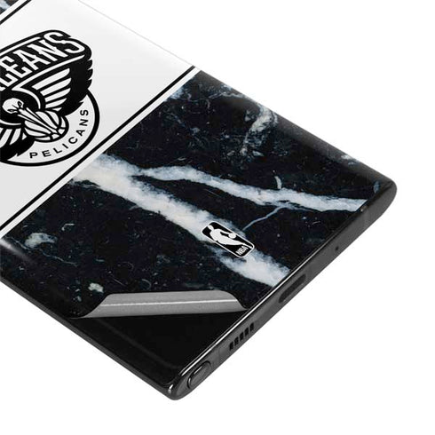 NBA New Orleans Pelicans Marble Galaxy Note 10 Plus Skin