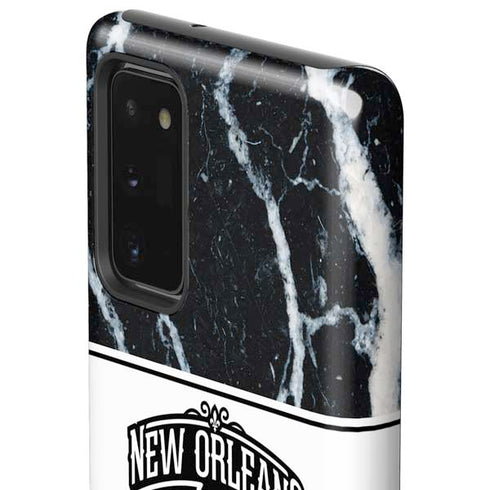 NBA New Orleans Pelicans Marble Galaxy Note20 5G Pro Case