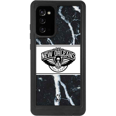 NBA New Orleans Pelicans Marble Galaxy Note20 5G Waterproof Case