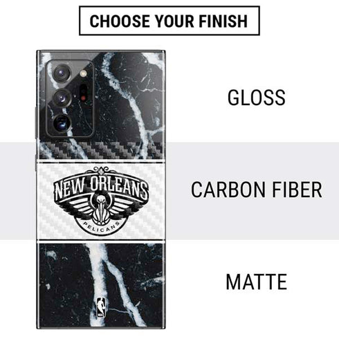 NBA New Orleans Pelicans Marble Galaxy Note20 Ultra 5G Skin