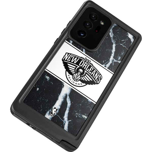 NBA New Orleans Pelicans Marble Galaxy Note20 Ultra 5G Waterproof Case