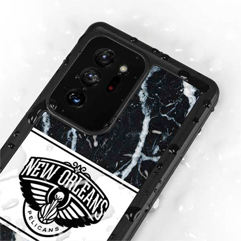 NBA New Orleans Pelicans Marble Galaxy Note20 Ultra 5G Waterproof Case