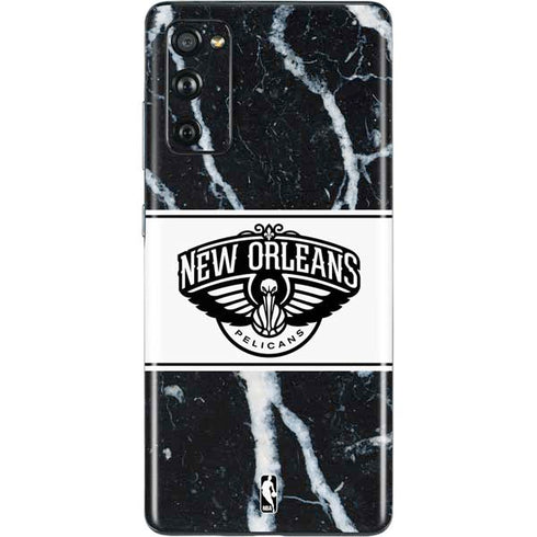 NBA New Orleans Pelicans Marble Galaxy S20 Fan Edition Skin