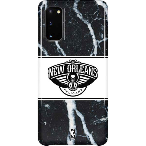 NBA New Orleans Pelicans Marble Galaxy S20 Lite Case