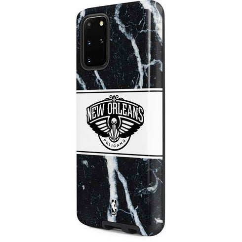 NBA New Orleans Pelicans Marble Galaxy S20 Plus Pro Case