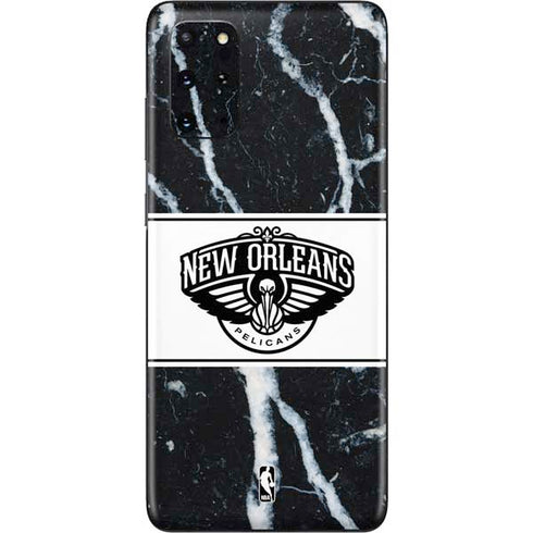 NBA New Orleans Pelicans Marble Galaxy S20 Plus Skin