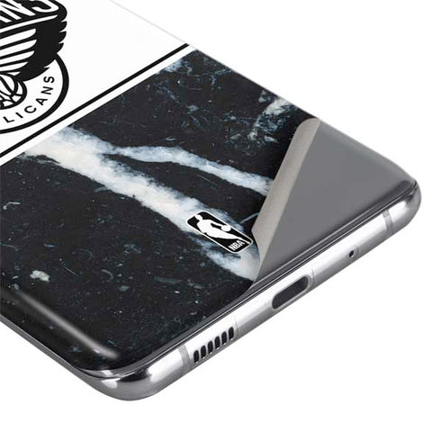 NBA New Orleans Pelicans Marble Galaxy S20 Skin