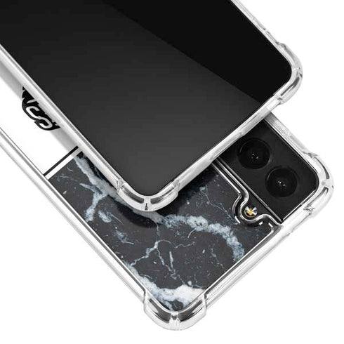 NBA New Orleans Pelicans Marble Galaxy S21 5G Clear Case