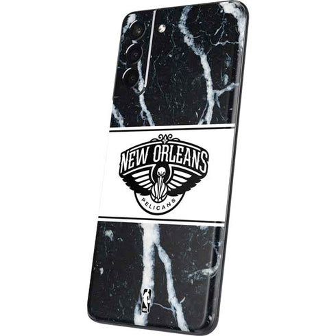 NBA New Orleans Pelicans Marble Galaxy S21 5G Skin