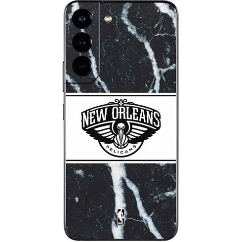 NBA New Orleans Pelicans Marble Galaxy S22 Skin