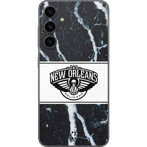 NBA New Orleans Pelicans Marble Galaxy S23 FE Skin