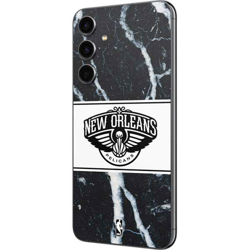 NBA New Orleans Pelicans Marble Galaxy S23 FE Skin