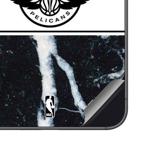 NBA New Orleans Pelicans Marble Galaxy S23 FE Skin