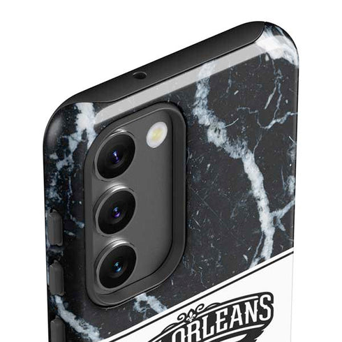 NBA New Orleans Pelicans Marble Galaxy S23 Plus Pro Case
