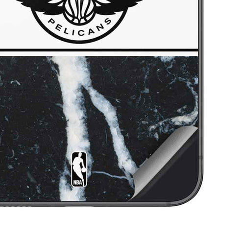 NBA New Orleans Pelicans Marble Galaxy S23 Skin