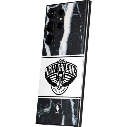 NBA New Orleans Pelicans Marble Galaxy S23 Ultra Skin
