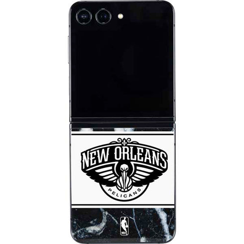 NBA New Orleans Pelicans Marble Galaxy Z Flip5 5G Skin