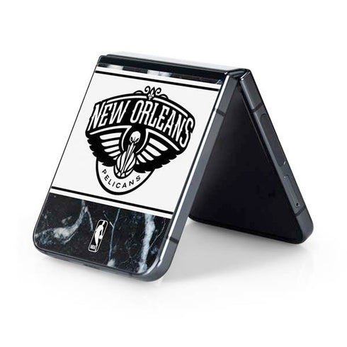 NBA New Orleans Pelicans Marble Galaxy Z Flip5 5G Skin