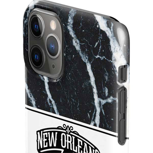 NBA New Orleans Pelicans Marble iPhone 11 Pro Lite Case