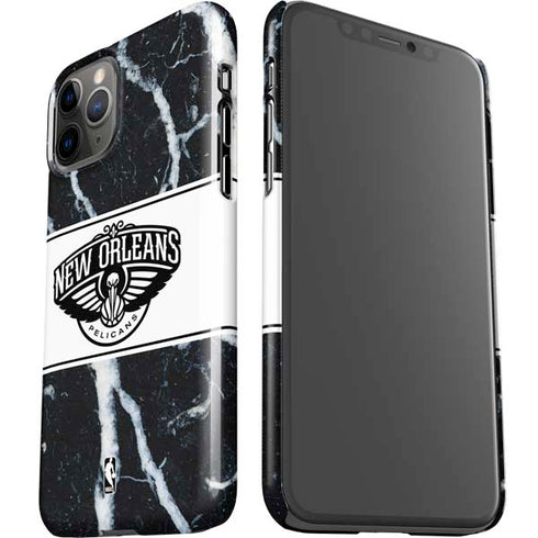 NBA New Orleans Pelicans Marble iPhone 11 Pro Lite Case