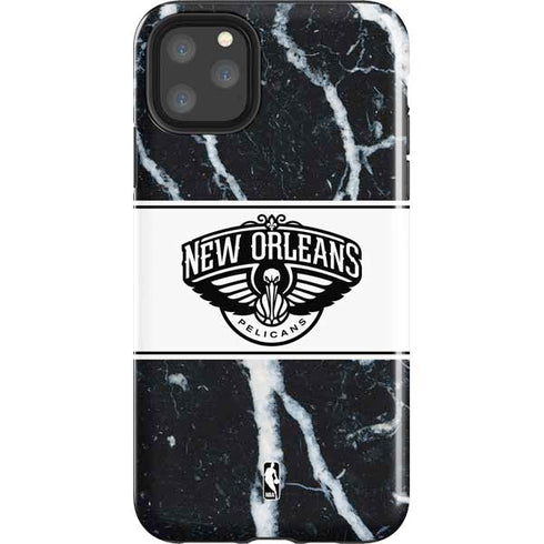 NBA New Orleans Pelicans Marble iPhone 11 Pro Max Impact Case