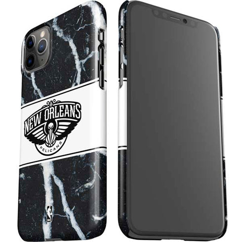 NBA New Orleans Pelicans Marble iPhone 11 Pro Max Lite Case