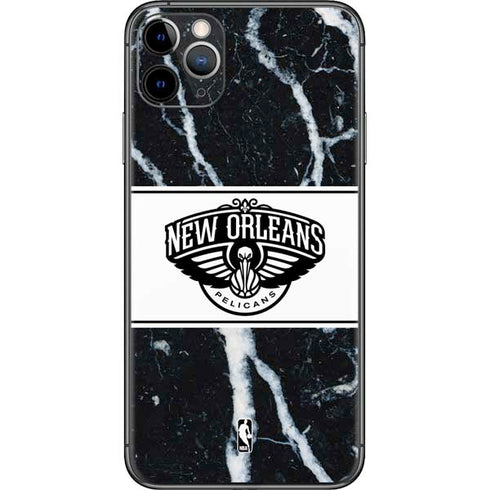 NBA New Orleans Pelicans Marble iPhone 11 Pro Max Skin