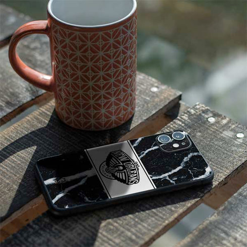 NBA New Orleans Pelicans Marble iPhone 11 Skin