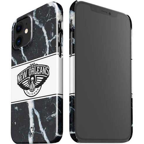 NBA New Orleans Pelicans Marble iPhone 12 Mini Lite Case
