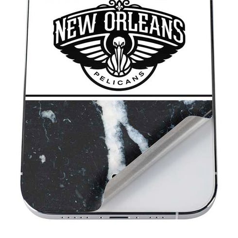 NBA New Orleans Pelicans Marble iPhone 12 Pro Skin