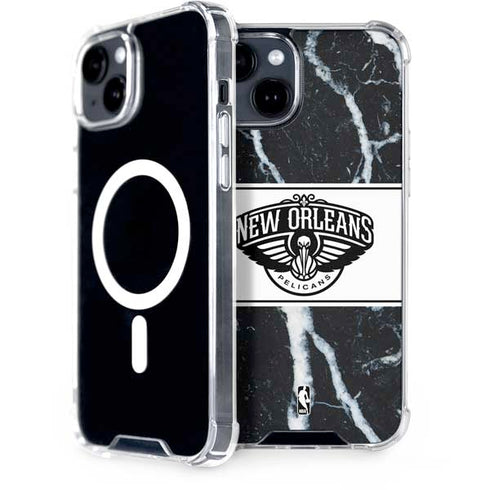 NBA New Orleans Pelicans Marble iPhone 13 MagSafe Case