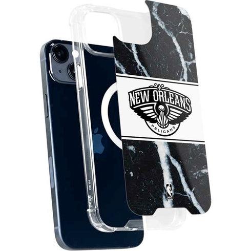 NBA New Orleans Pelicans Marble iPhone 13 MagSafe Case