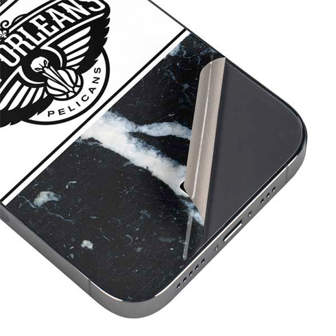 NBA New Orleans Pelicans Marble iPhone 13 Pro Skin