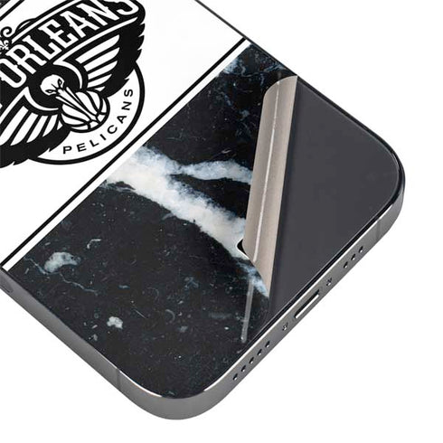 NBA New Orleans Pelicans Marble iPhone 14 Pro Max Skin