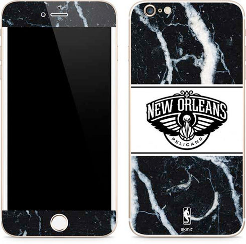 NBA New Orleans Pelicans Marble iPhone 6/6s Plus Skin