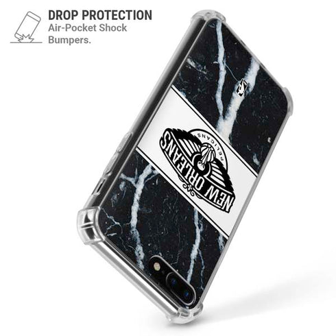 NBA New Orleans Pelicans Marble iPhone 7/8 Plus Clear Case