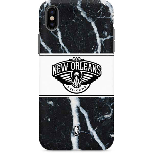 NBA New Orleans Pelicans Marble iPhone 8 Pro Case