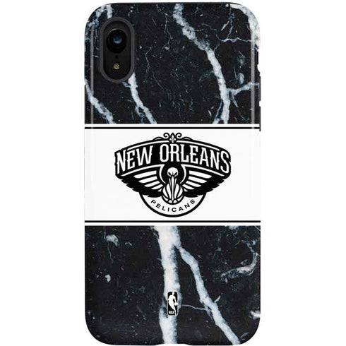 NBA New Orleans Pelicans Marble iPhone XR Pro Case