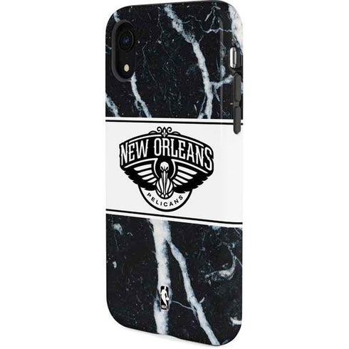 NBA New Orleans Pelicans Marble iPhone XR Pro Case