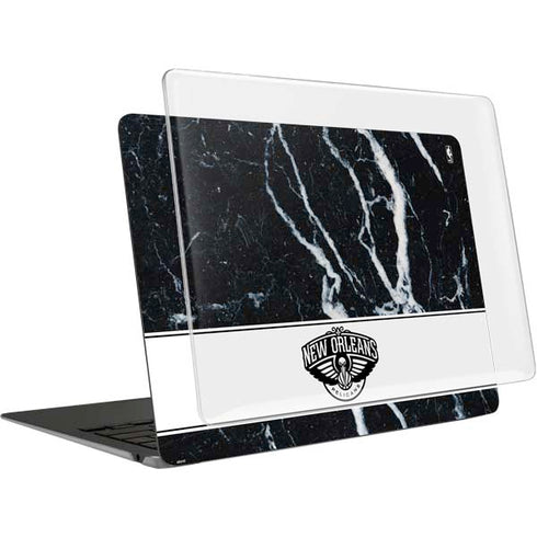NBA New Orleans Pelicans Marble MacBook Air 15in (2023-2025) Case plus Skin