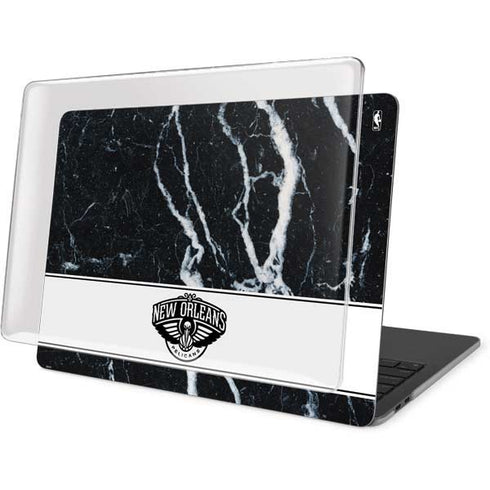 NBA New Orleans Pelicans Marble MacBook Pro 13in (2020) Case plus Skin