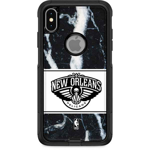 NBA New Orleans Pelicans Marble Otterbox Commuter iPhone Skin