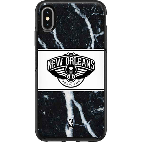 NBA New Orleans Pelicans Marble Otterbox Symmetry iPhone Skin