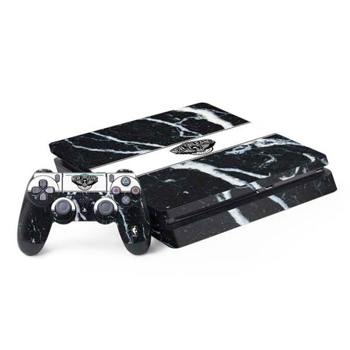 NBA New Orleans Pelicans Marble PS4 Slim Bundle Skin