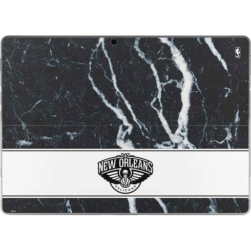 NBA New Orleans Pelicans Marble Surface Pro 9 Skin
