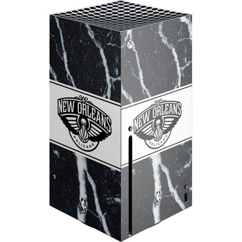 NBA New Orleans Pelicans Marble Xbox Series X Console Skin
