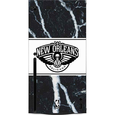 NBA New Orleans Pelicans Marble Xbox Series X Console Skin